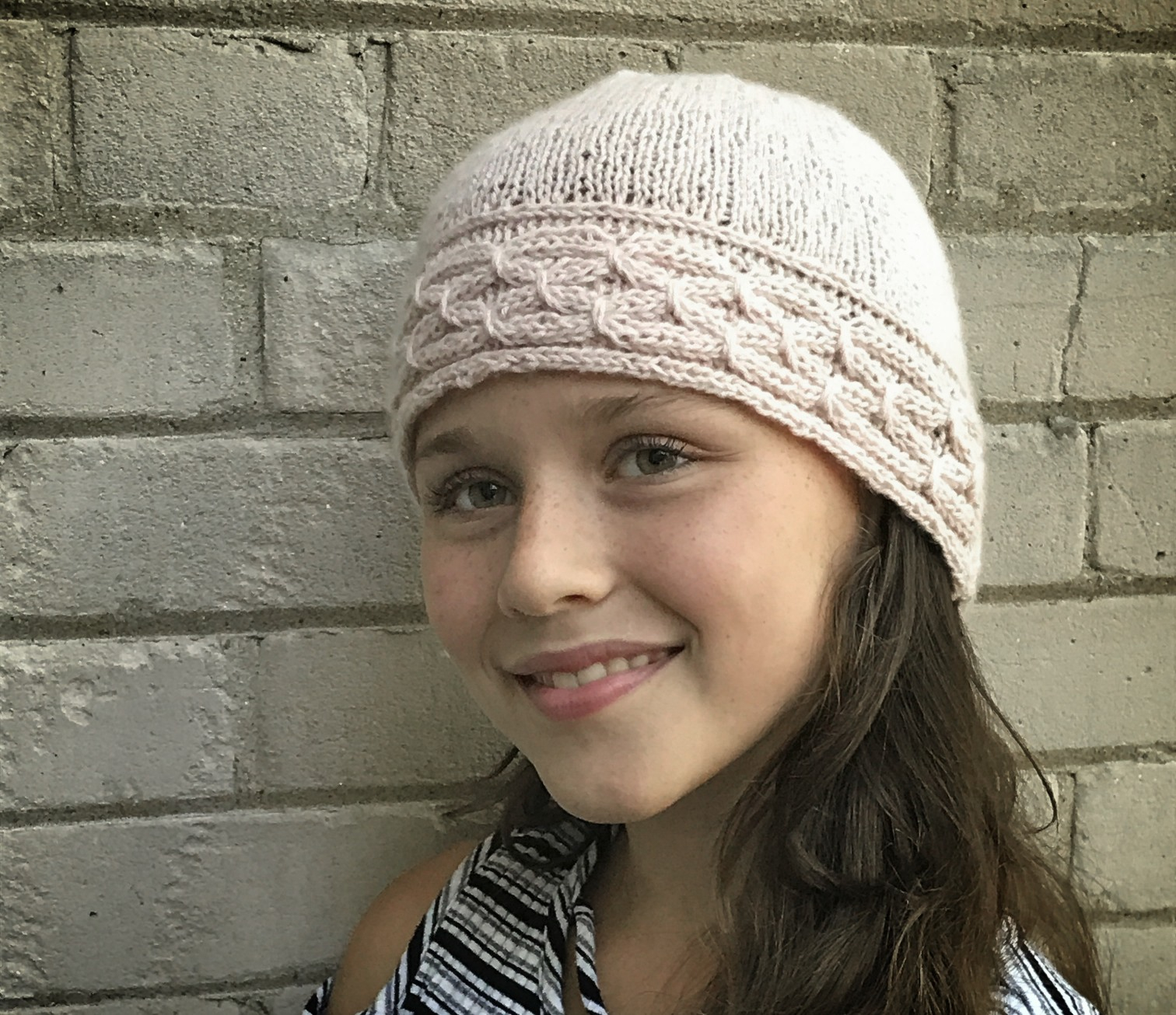 Knit Cap Patterns Knit Hat Tutorial Smocked Brim With Easy To Modify Design