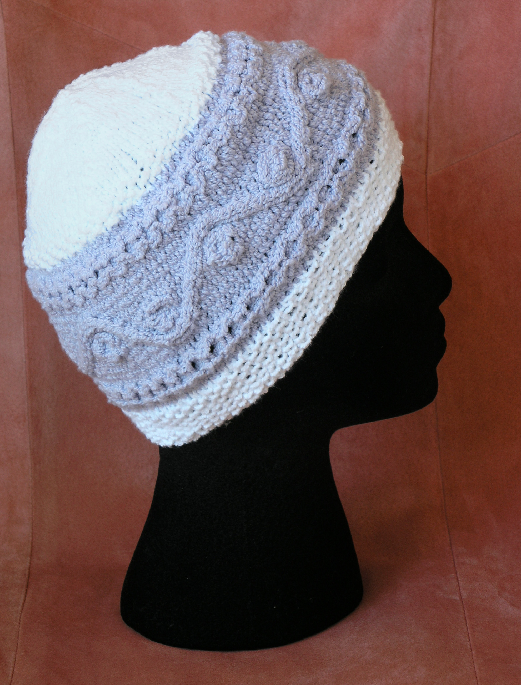 Knit Chemo Cap Pattern Cabled Chemo Hat Elann