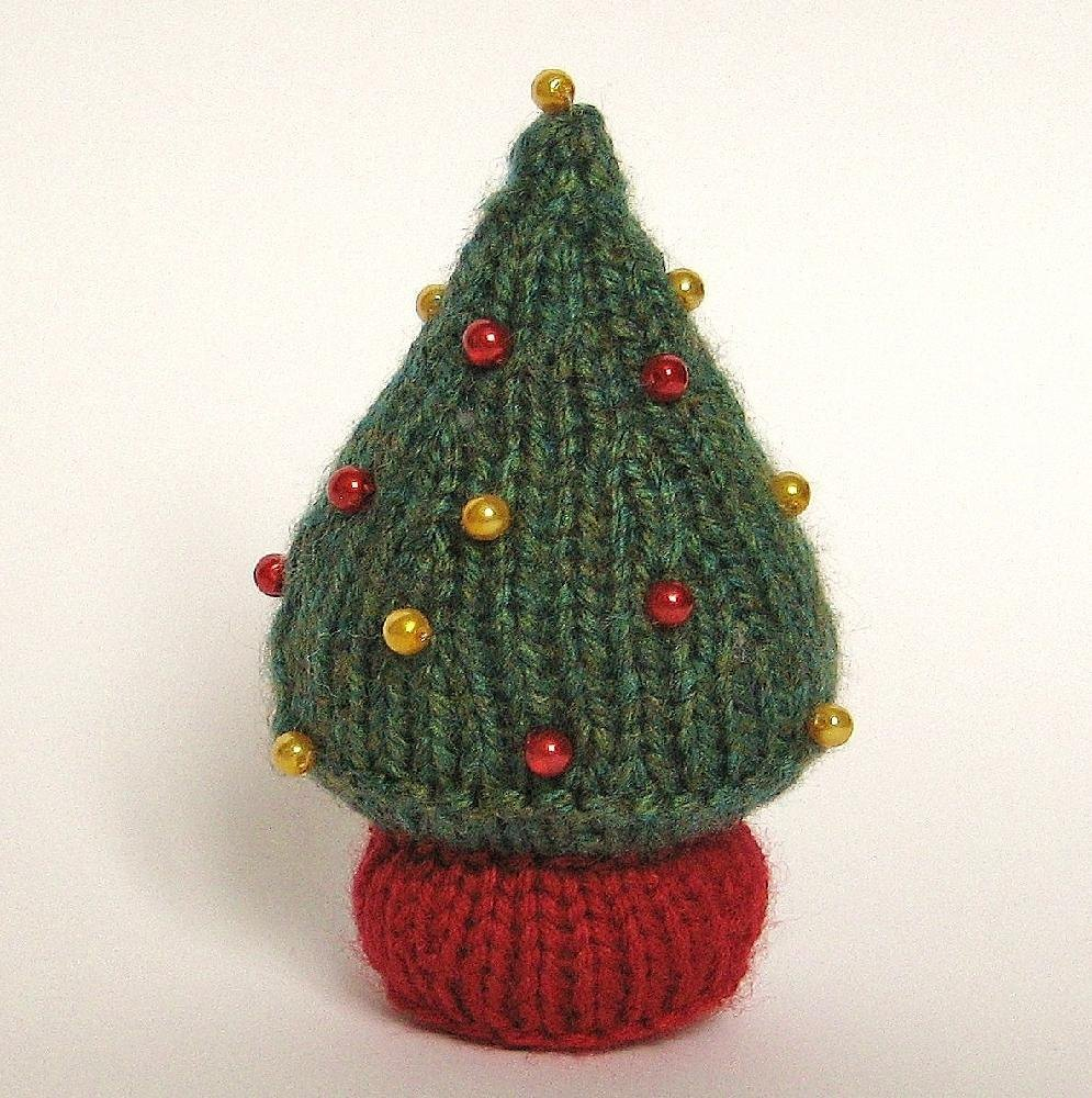 Knit Christmas Ornament Patterns Free Knitted Christmas Tree Patterns Patterns Knitting Bee 10