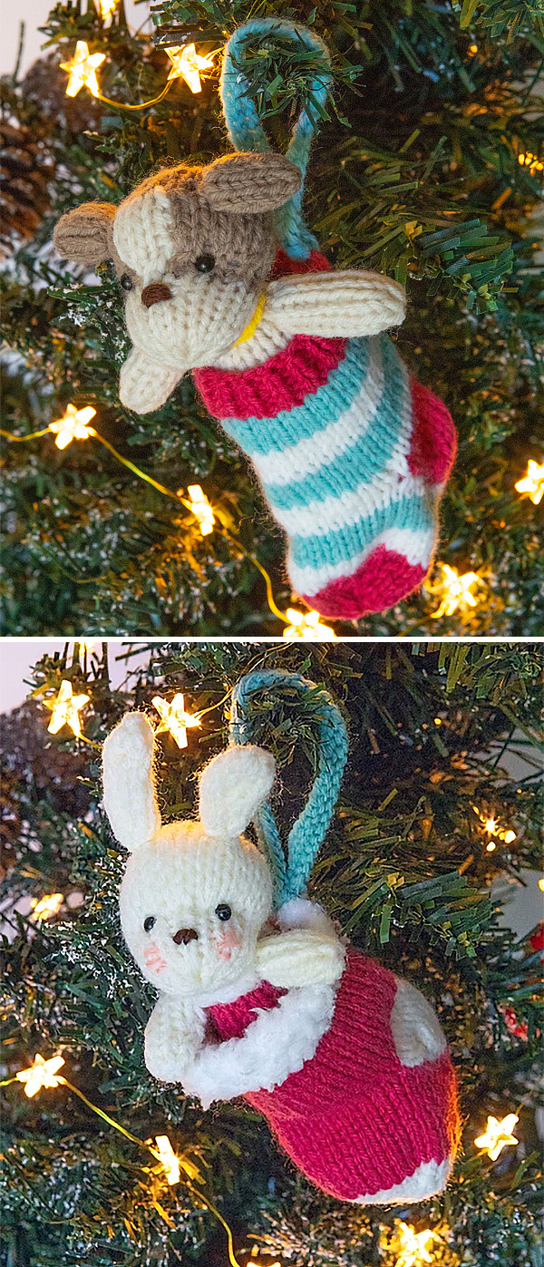 Knit Christmas Ornament Patterns Holiday Ornament Knitting Patterns In The Loop Knitting