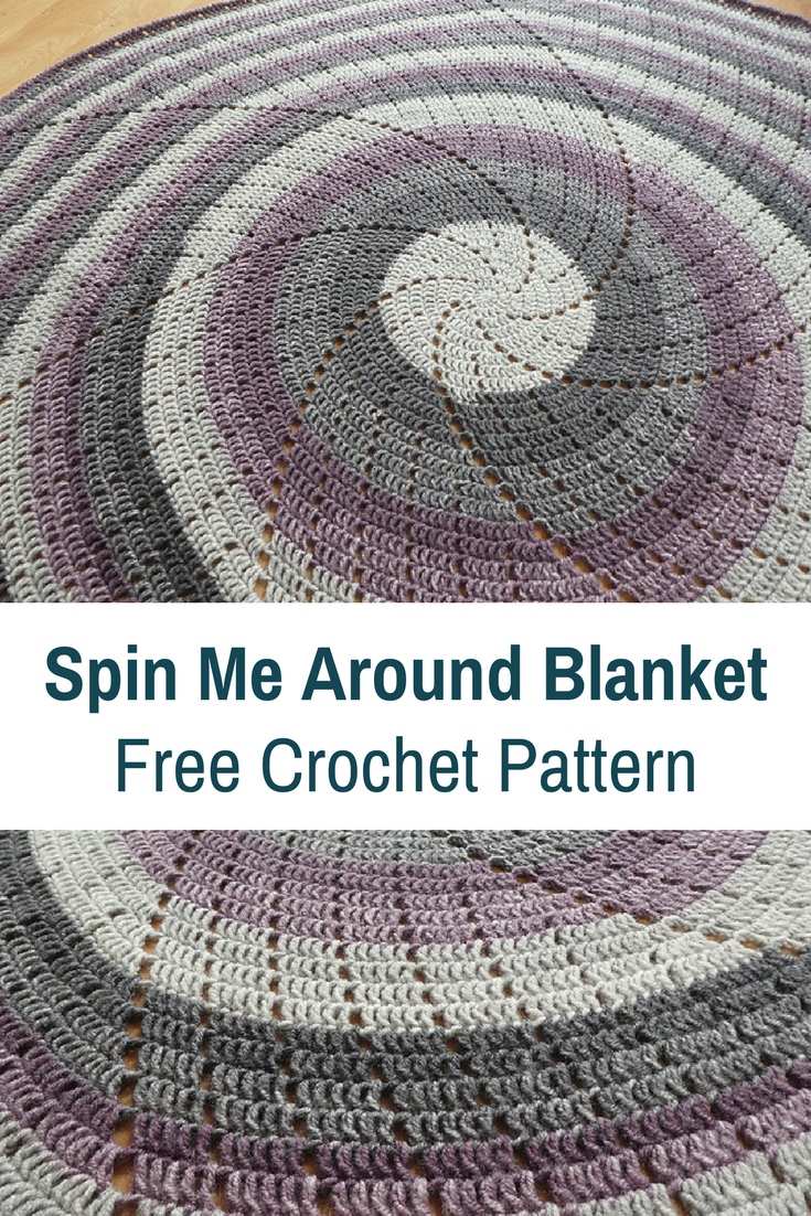 Knit Circle Pattern Crochet Circle Pattern Super Quick Circular Blanket Crochet Pattern