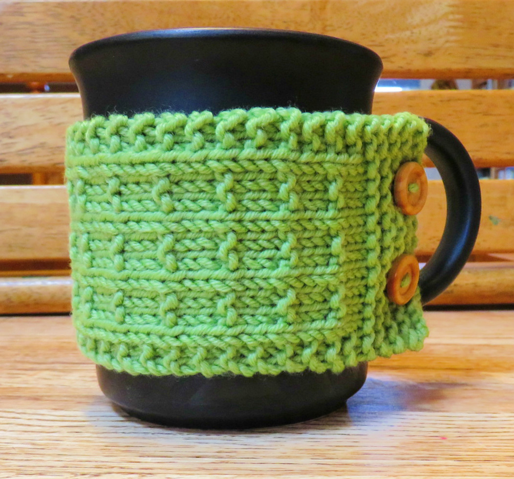 Knit Coffee Cup Sleeve Pattern Coffee Cup Cozies And Charity Knitting Heddi Craft Designs
