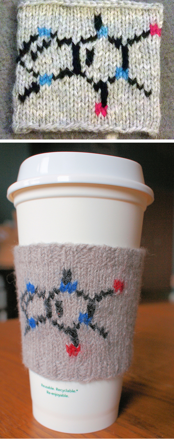 Knit Coffee Cup Sleeve Pattern Coffee Lover Knitting Patterns In The Loop Knitting
