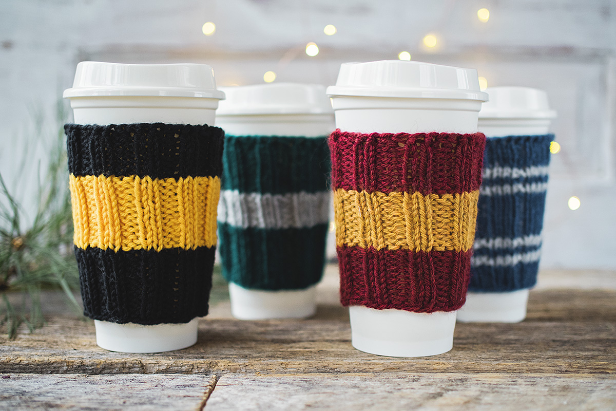Knit Coffee Cup Sleeve Pattern Free Winter Coffee Inspired Knitting Pattern Fast And Fun Knitting