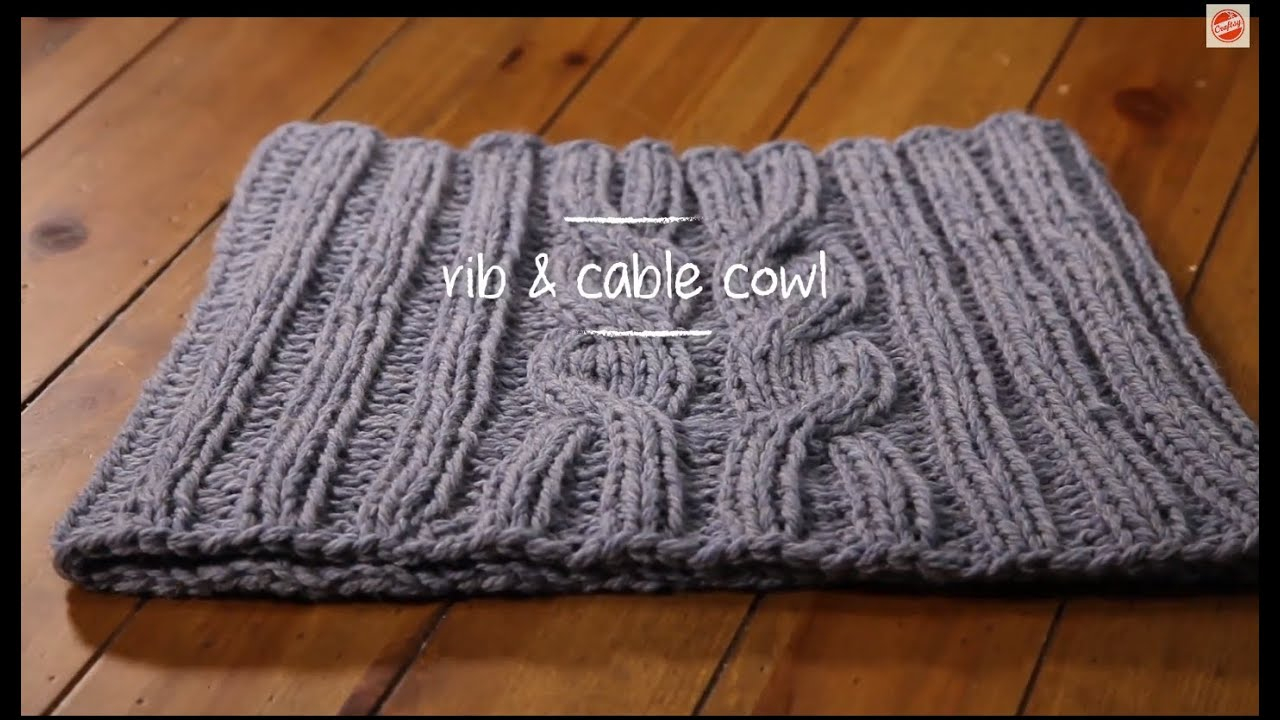 Knit Cowl Scarf Pattern Cable Knit Cowl With Pattern 1 Hour Project Knitting Tutorial With Stefanie Japel