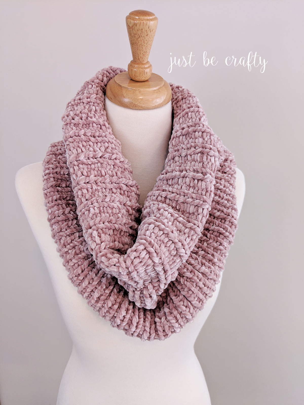 Knit Cowl Scarf Pattern Ribbed Velvet Knit Cowl Free Pattern Just Be Crafty