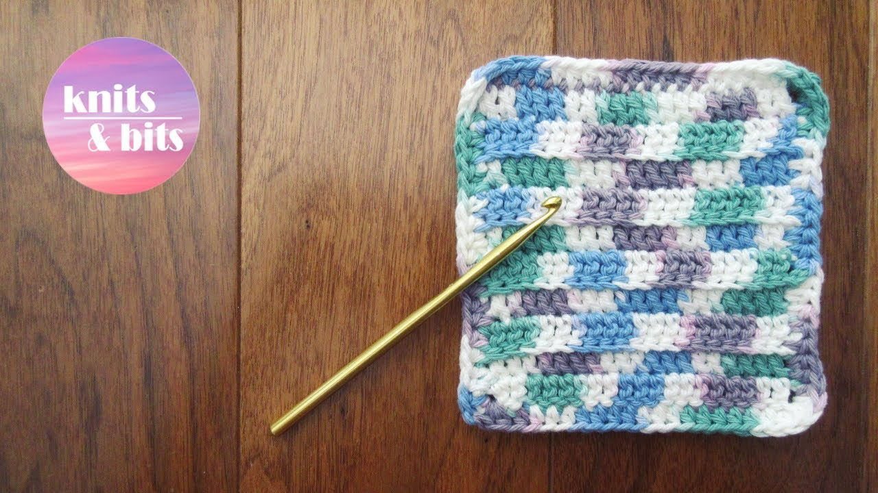 Knit Dishcloth Patterns For Beginners Crochet A Cute Dishcloth Quick And Easy Tutorial