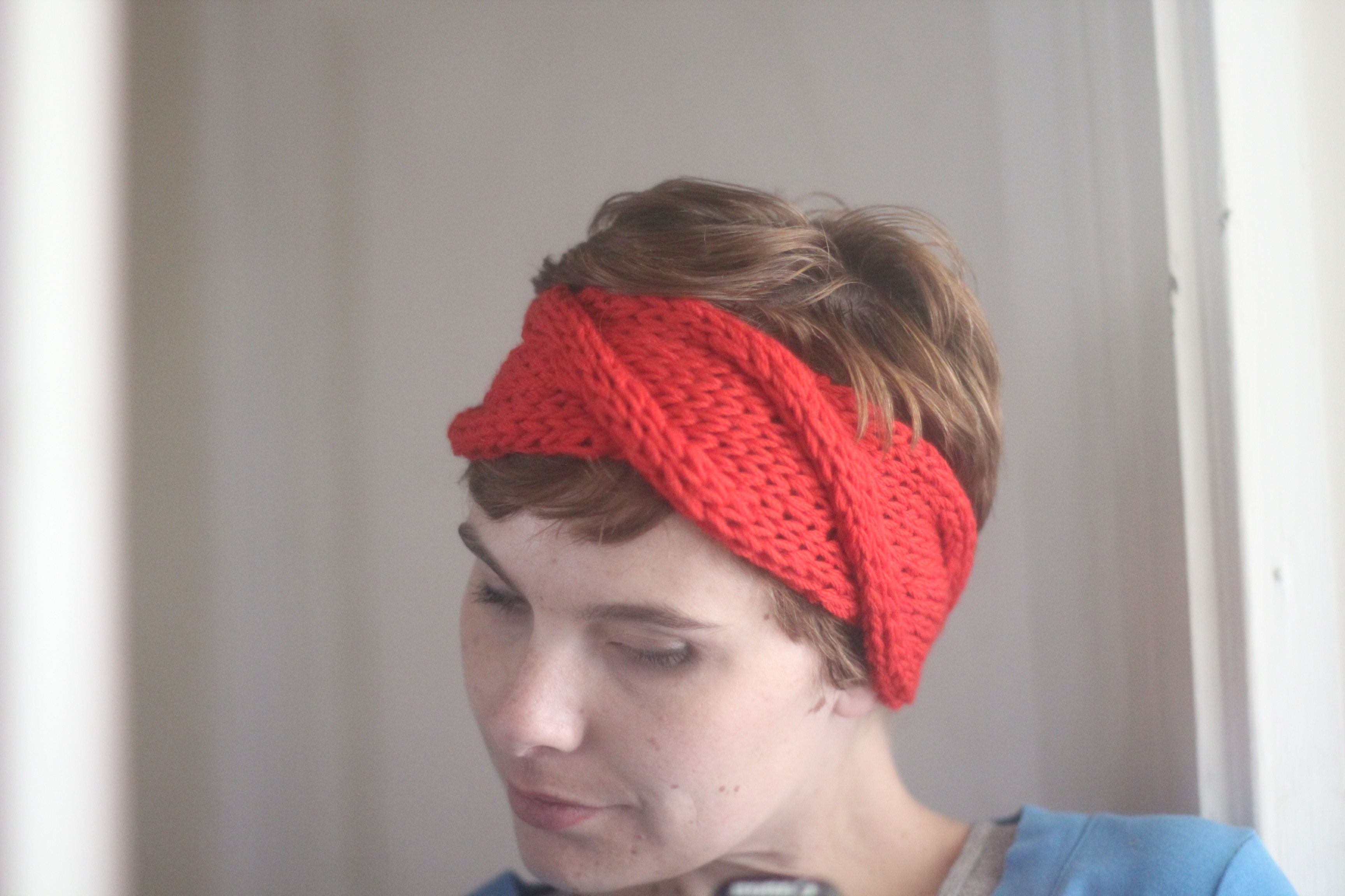 Knit Headband Pattern With Flower Ba Headbands Ba Headband Knit Pattern Free
