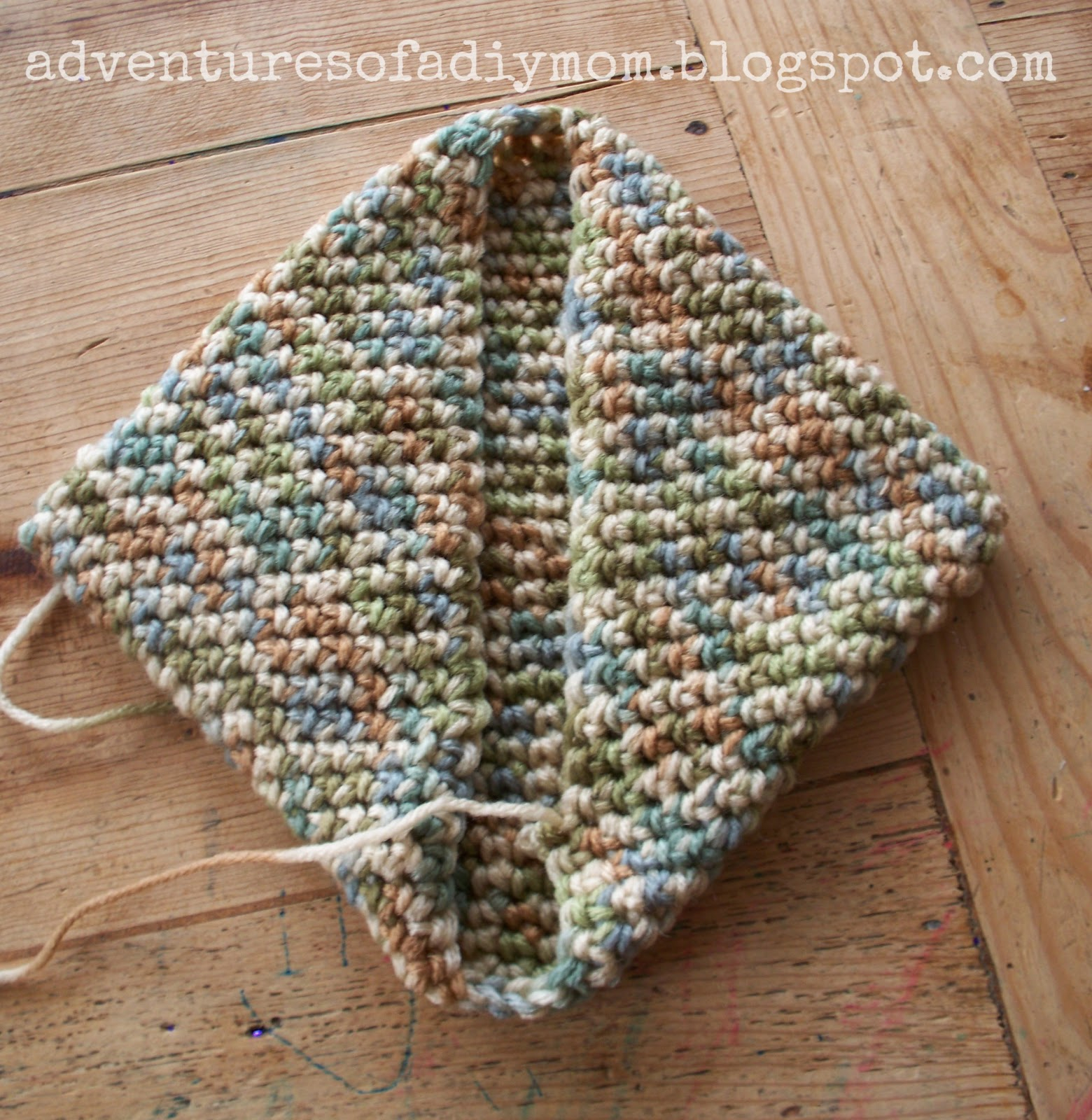 Knit Potholder Patterns How To Crochet A Hotpad Super Easy Version Adventures Of A Diy Mom