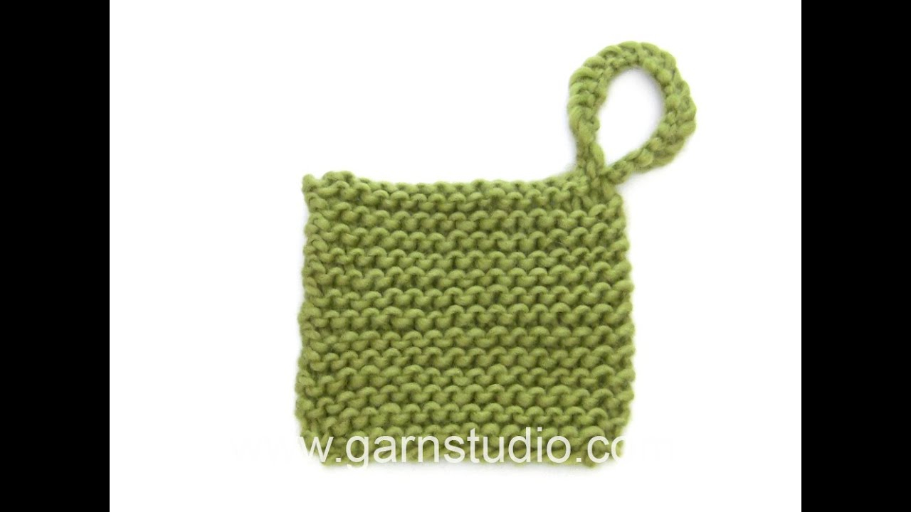 Knit Potholder Patterns How To Knit A Loop On A Pot Holder