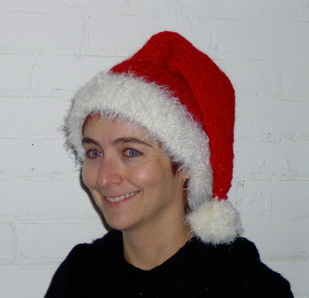 Knit Santa Hat Pattern Free Kate Atherley Knits A Lot Mainly Socks Tis Soon To Be The