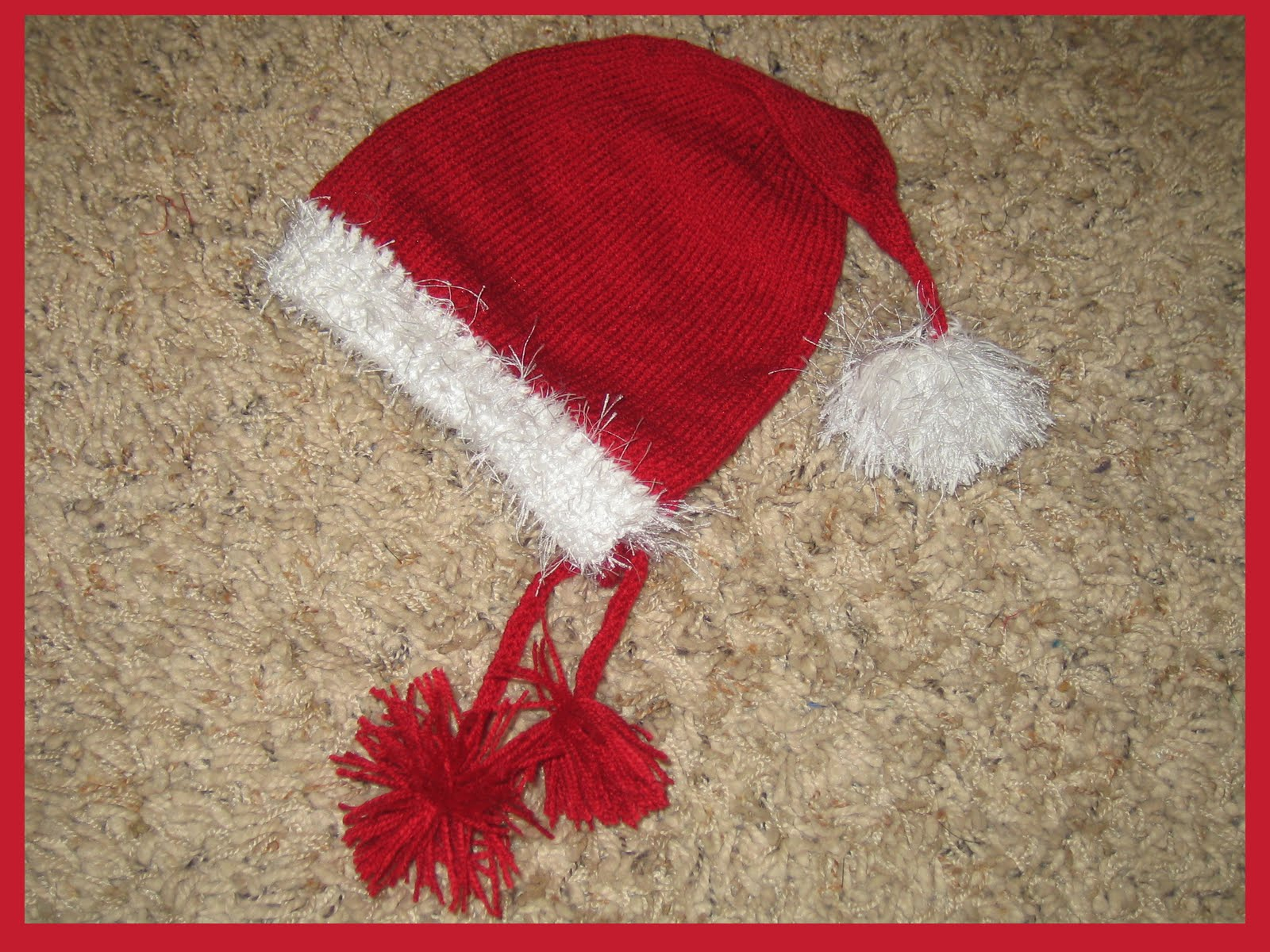 Knit Santa Hat Pattern Free Marzipanknits Free Machine Knit Pattern For A Ba Santa Hat