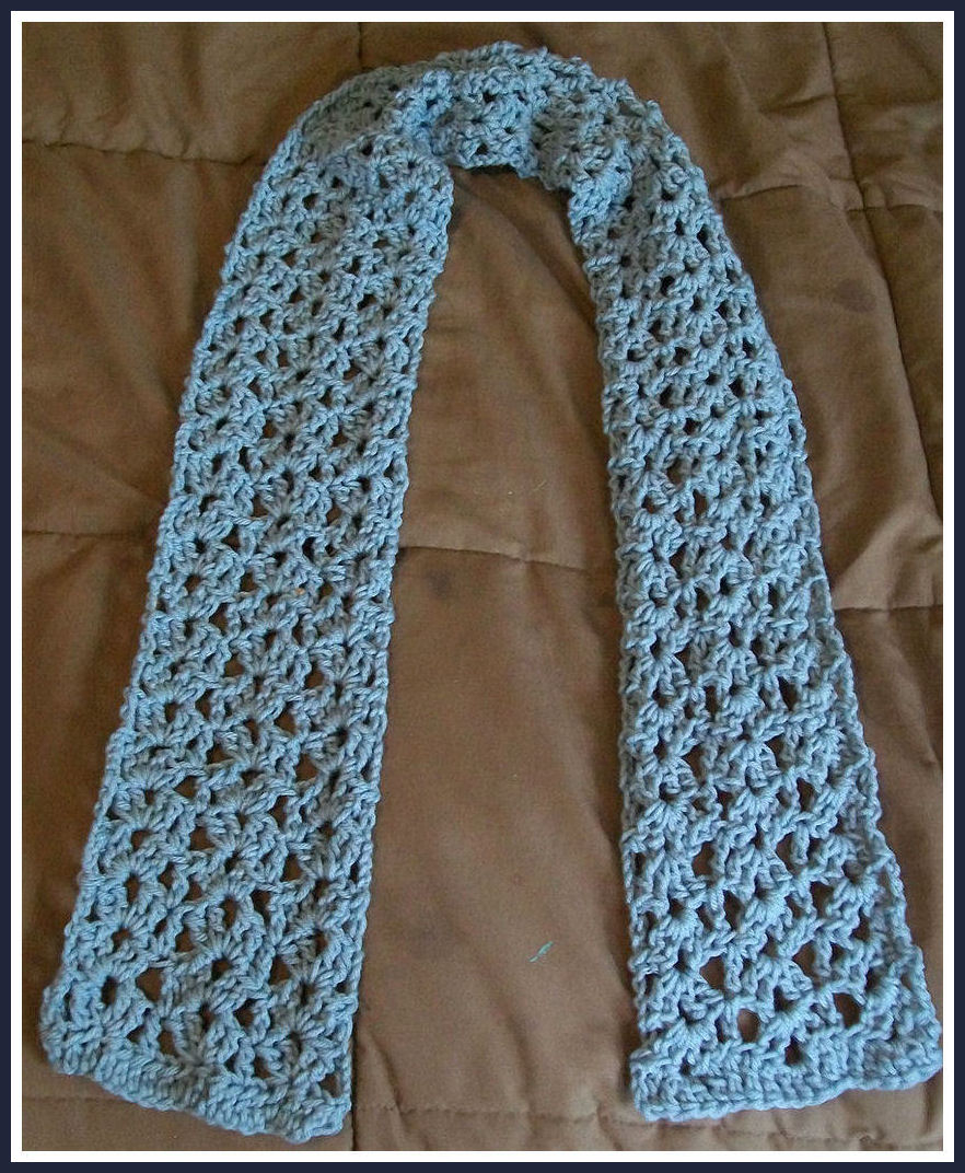 Knit Scarf Pattern Lace How To Knit A Lace Scarf Youtube