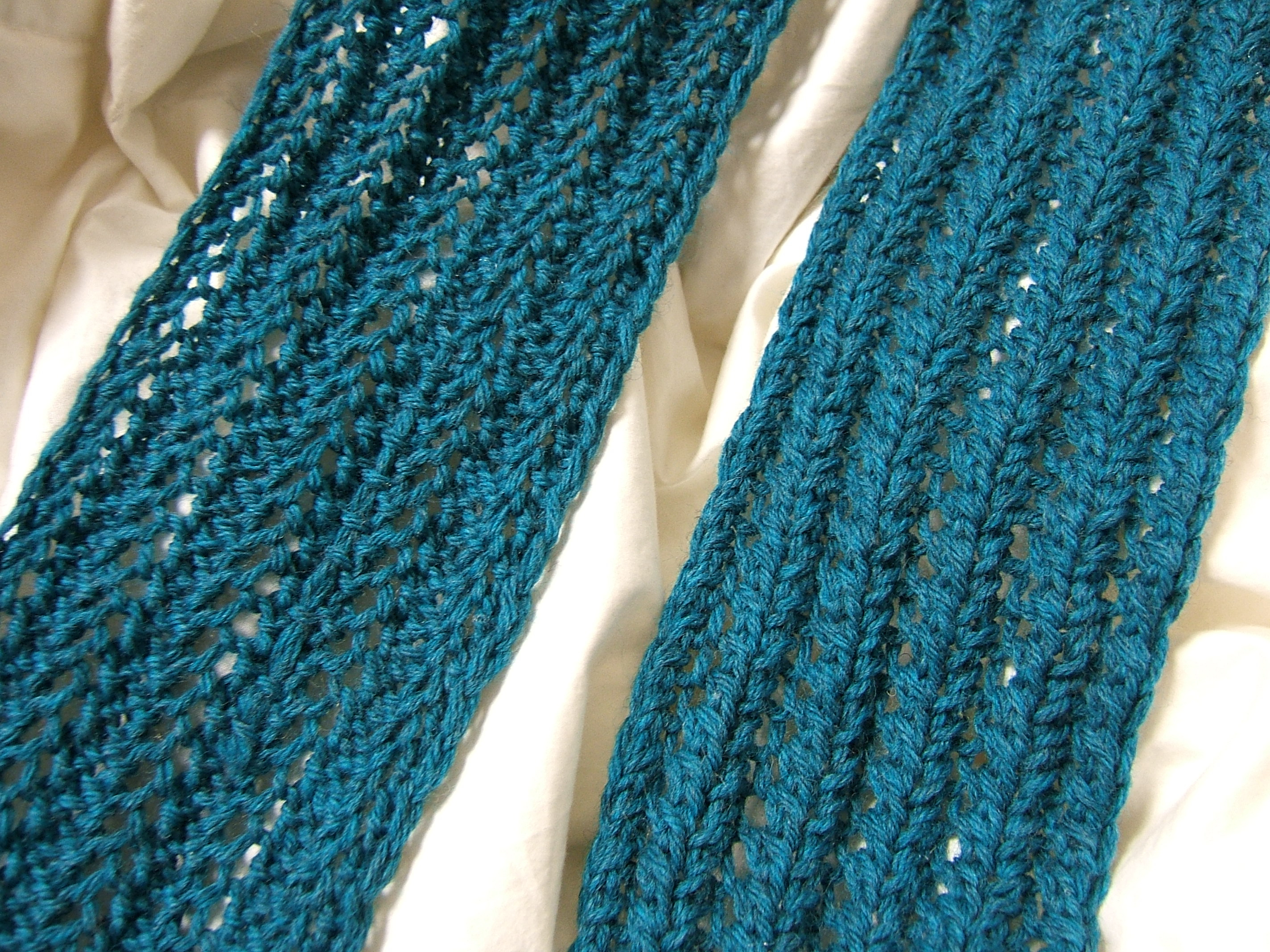 Knit Scarf Pattern Lace Things Ive Knitcrocheted Recently Tossed Cookies
