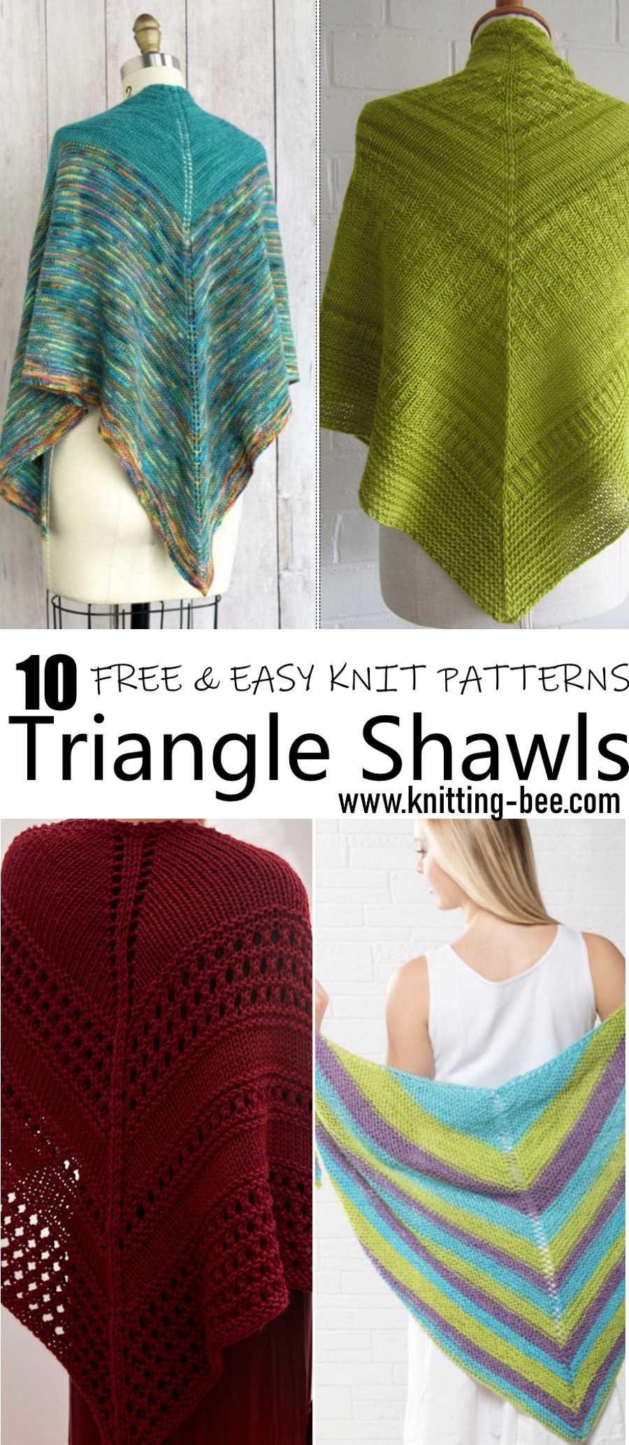 Knit Shawl Patterns Free 10 Easy And Free Triangle Shawl Knitting Pattern