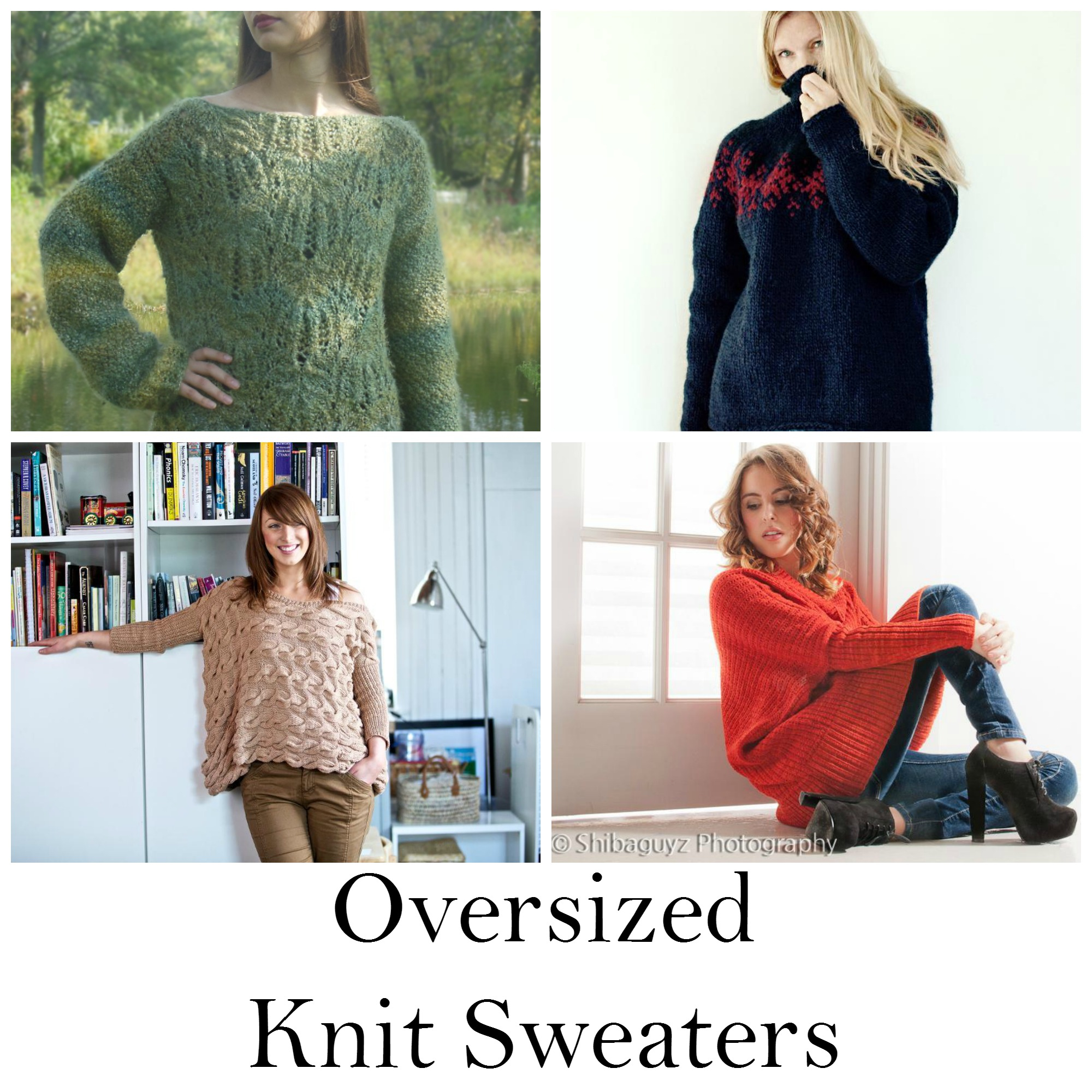 Knit Sweaters Patterns 9 Patterns For Oversized Knit Sweaters On Craftsy