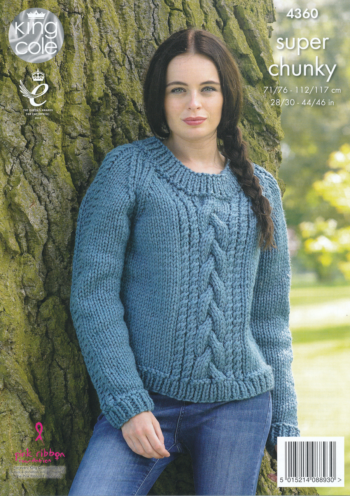 Knit Sweaters Patterns Details About Ladies Super Chunky Knitting Pattern King Cole Cable Knit Sweaters Jumpers 4360