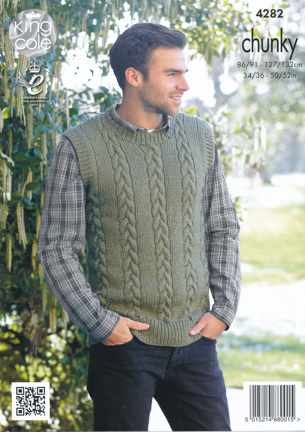 Knit Sweaters Patterns Details About Mens Chunky Knitting Pattern King Cole Cable Knit Sweater Jumper Pullover 4282