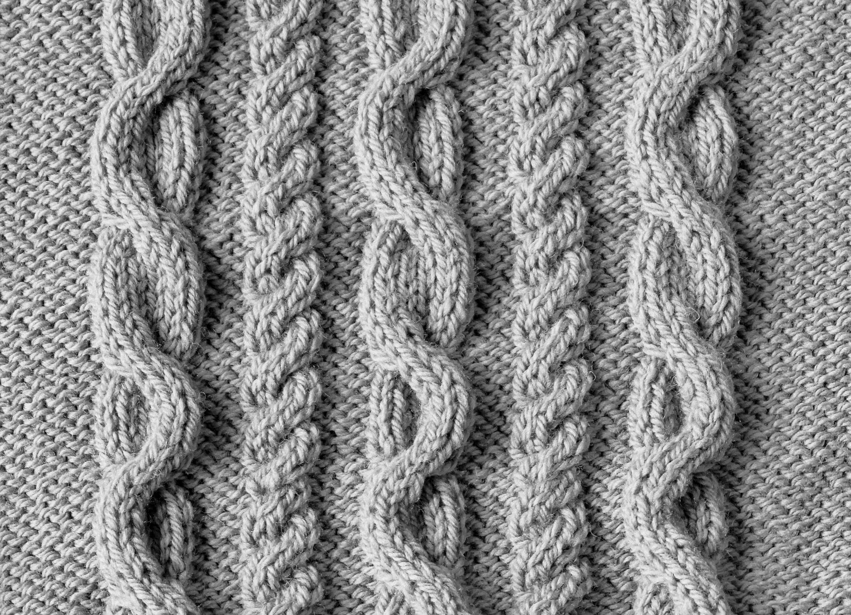 Knit Texture Patterns Cable Knit