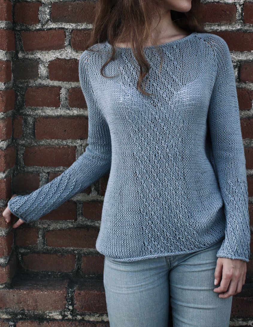 Knit Texture Patterns Rain Textured Sweater Pattern The Gift Of Knitting