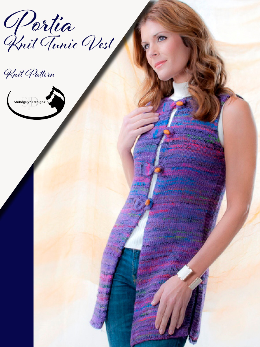 Knit Vest Patterns Portia Knit Tunic Vest