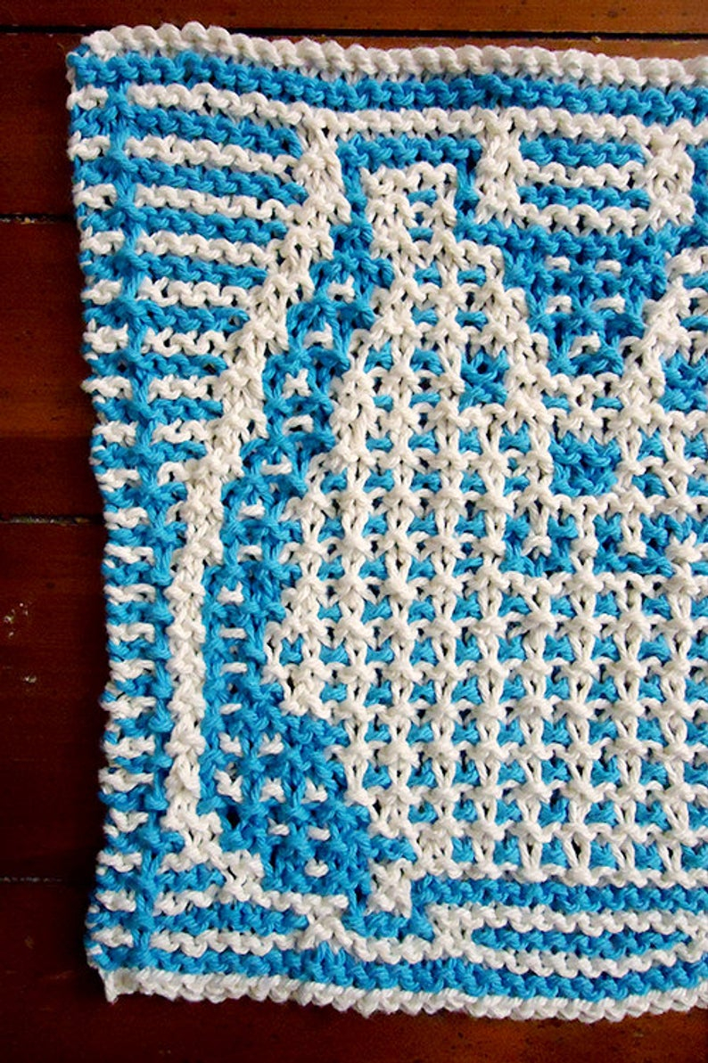 Knit Washcloth Patterns Knit Dishcloth Pattern Knit Hotpad Washcloth Pattern Beginner Knitting Pattern Blanket Square Mosaic Knitting Hedgehog Dishcloth