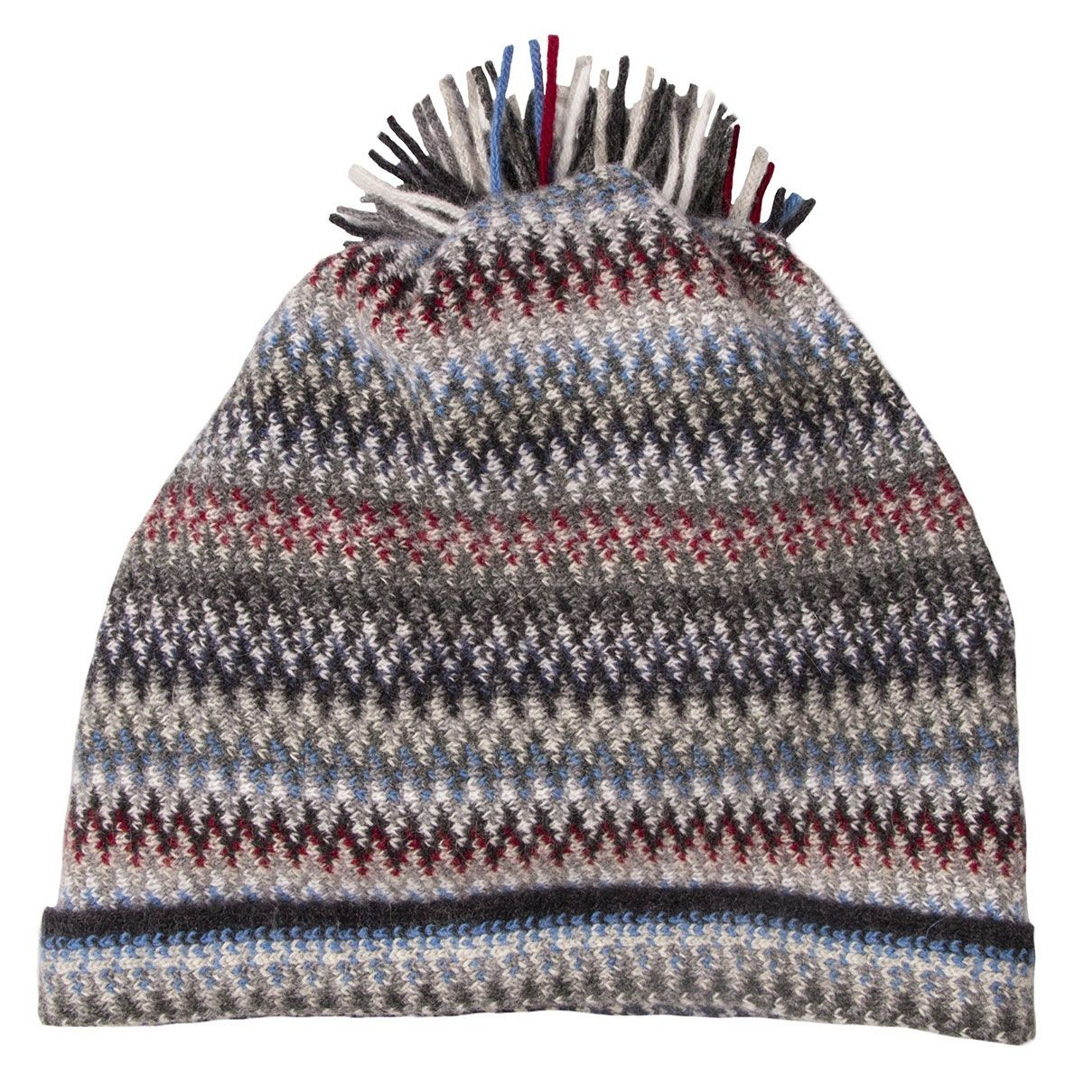 Knit Zig Zag Pattern Arctic Zig Zag Woolangora Knitted Hat