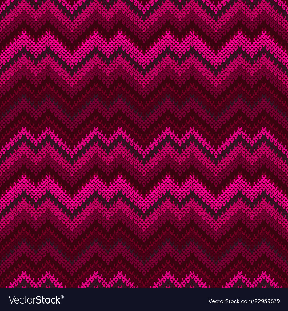 Knit Zig Zag Pattern Purple Seamless Knit Pattern Zigzag Embroidery