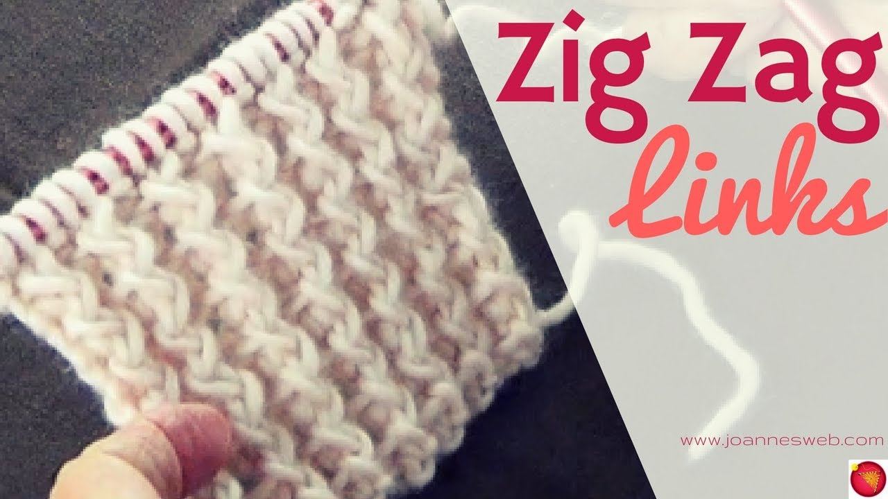 Knit Zig Zag Pattern Zig Zag Links Knitting Pattern Rib Stitch Knit Zig Zag Knitted Stitches