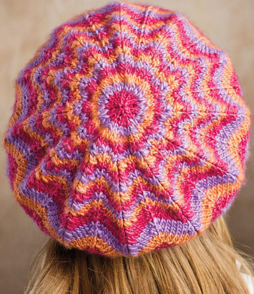 Knit Zig Zag Pattern Zigzag Hat Knitting Pattern