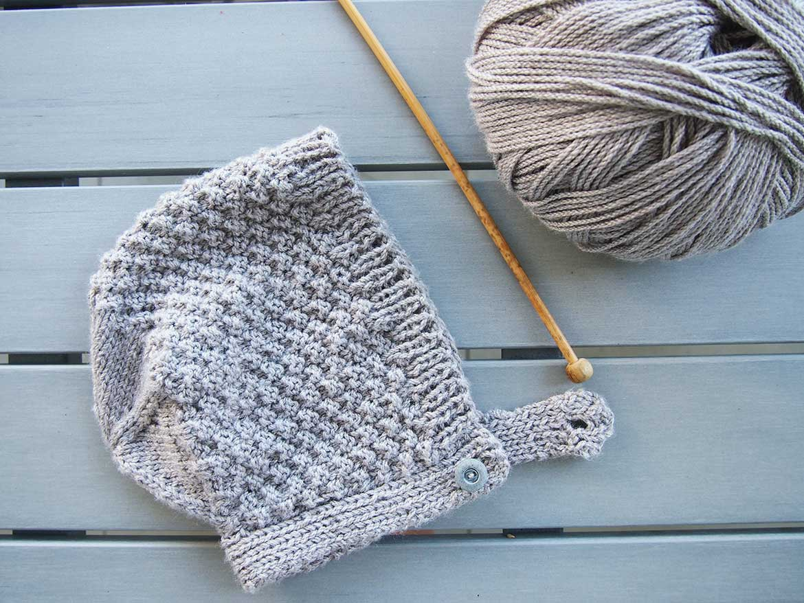 Knitted Baby Beanie Pattern Free Ba Bonnet Hat Pattern Easy Knitting For Beginners Sew In Love