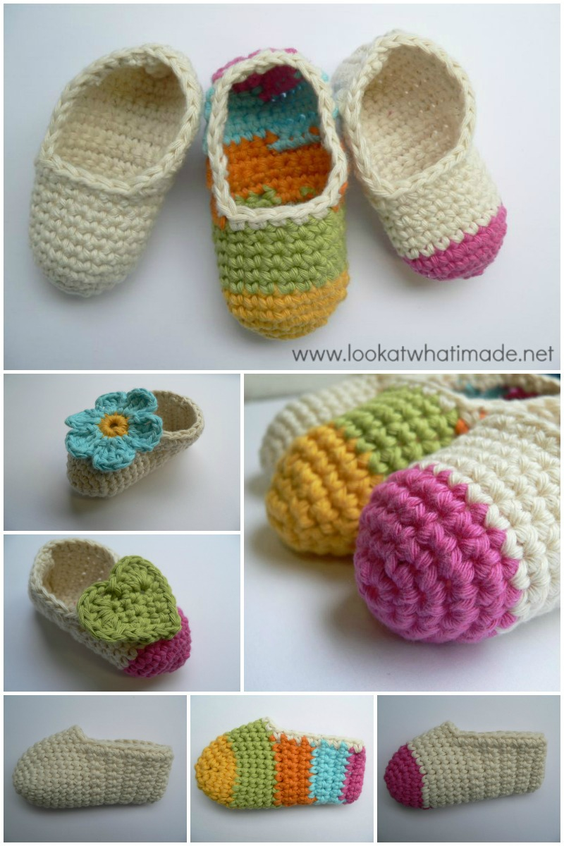 Knitted Baby Shoes Patterns Free Simple Crochet Ba Booties Look At What I Made