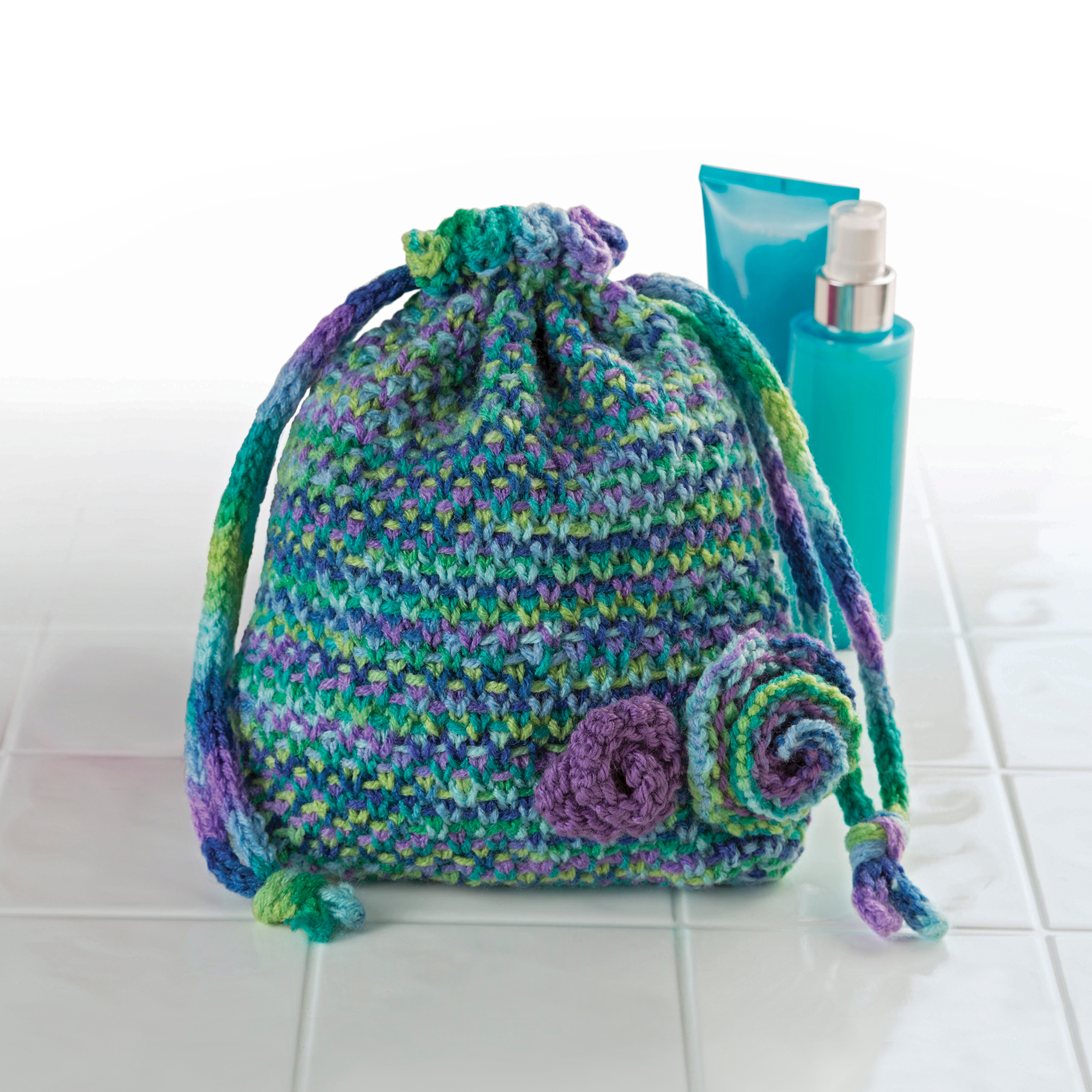 Knitted Bag Pattern Knitted Drawstring Bag