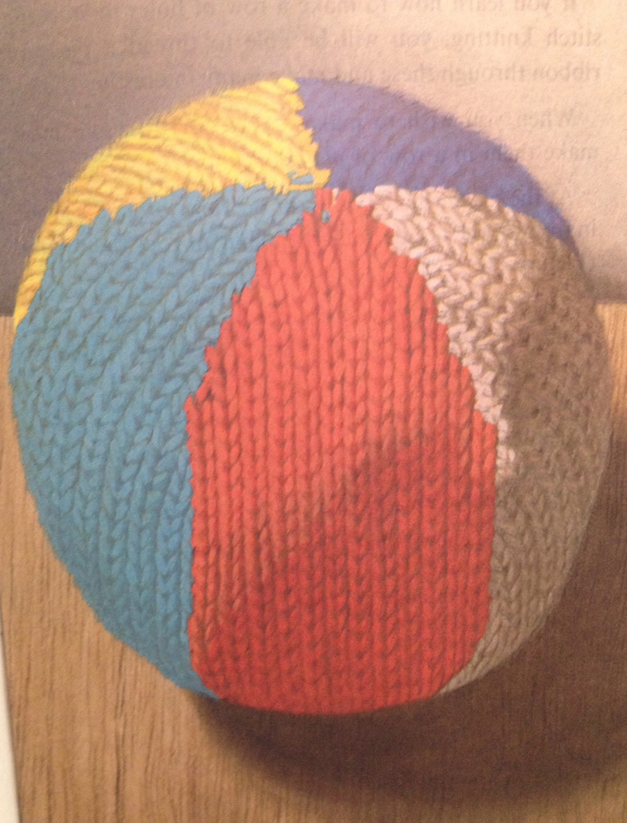 Knitted Ball Pattern Free Cambridge Patchwork October 2015