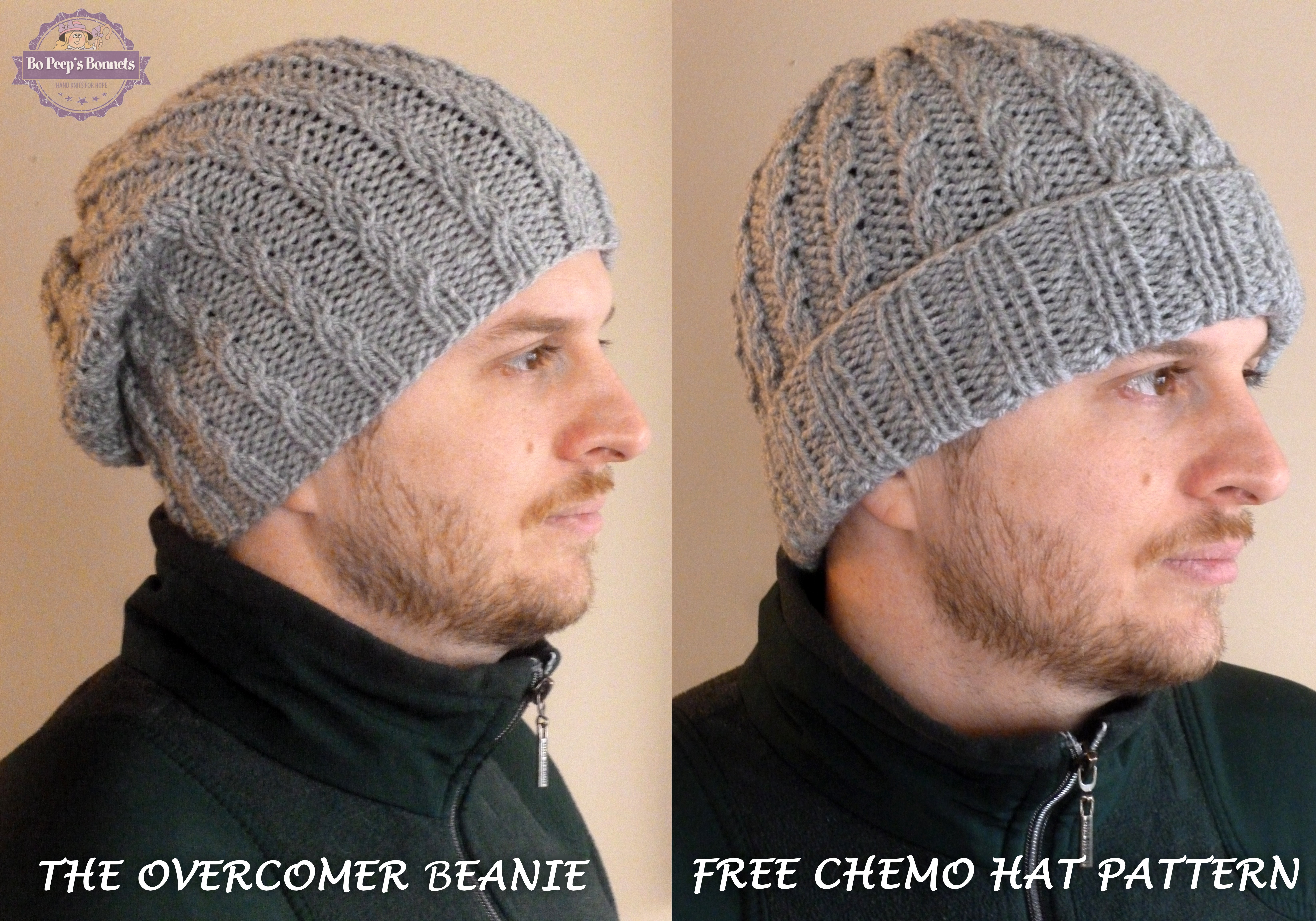 Knitted Beanie Hat Pattern Free Chemo Hat Patterns