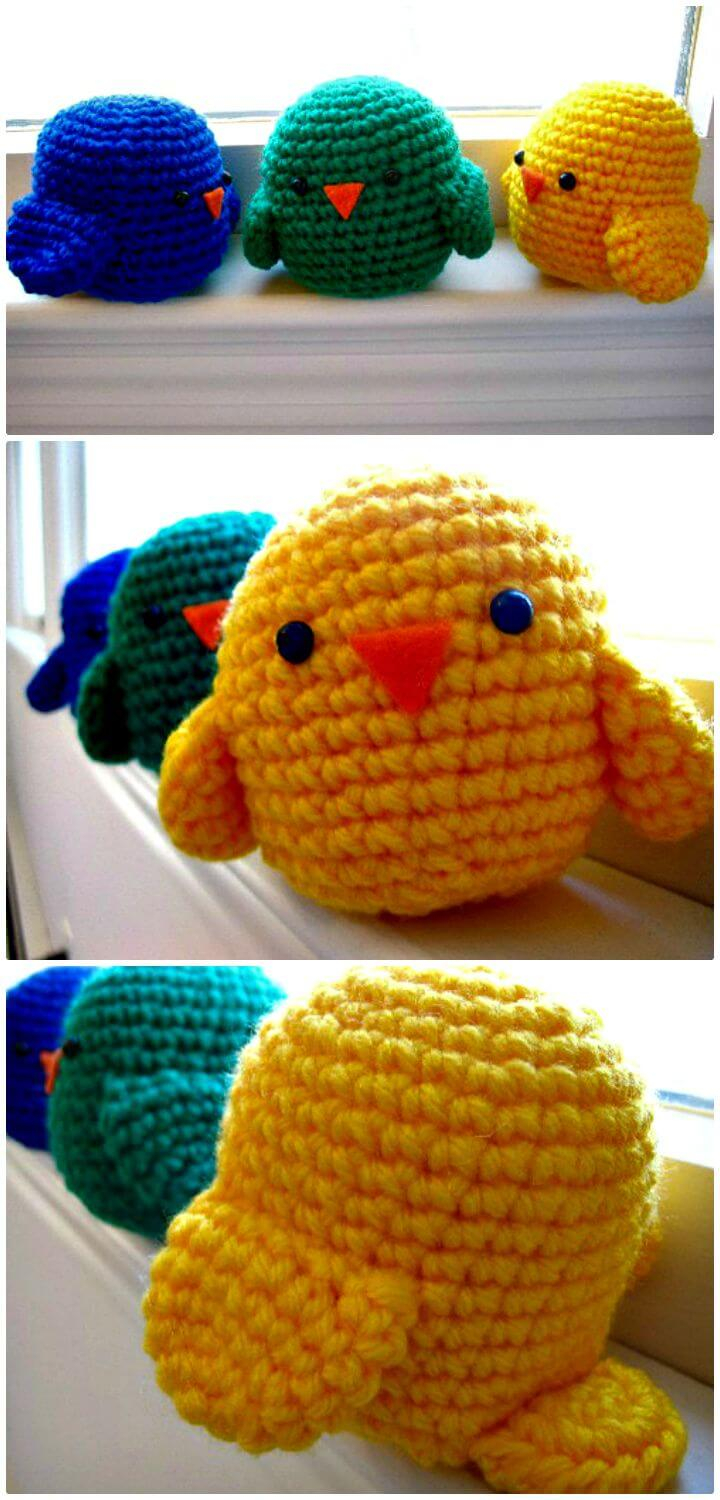 Knitted Bird Pattern 27 Free Crochet Bird Patterns Youll Love Diy Crafts