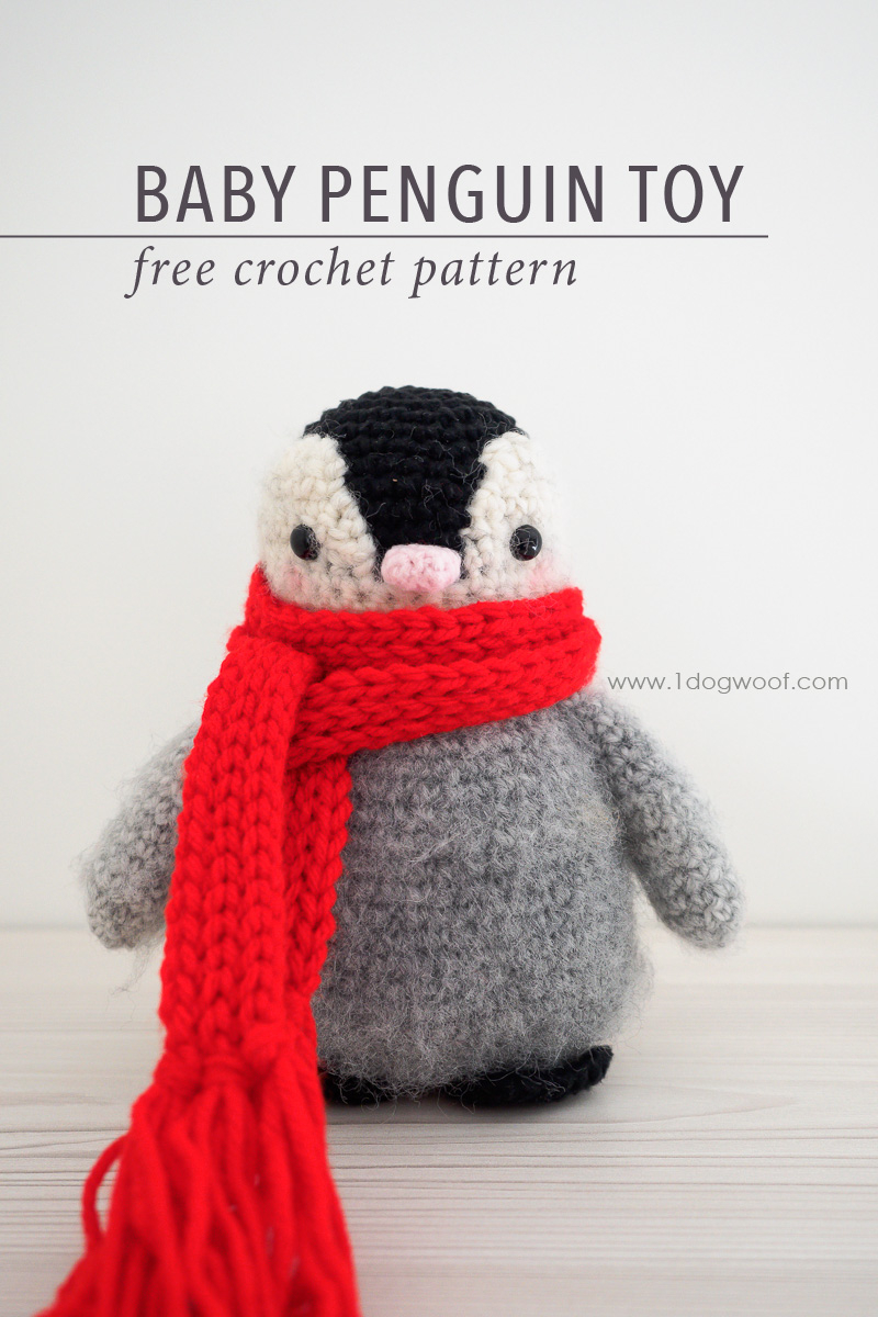 Knitted Bird Pattern Ba Penguin Amigurumi Toy Crochet Pattern One Dog Woof