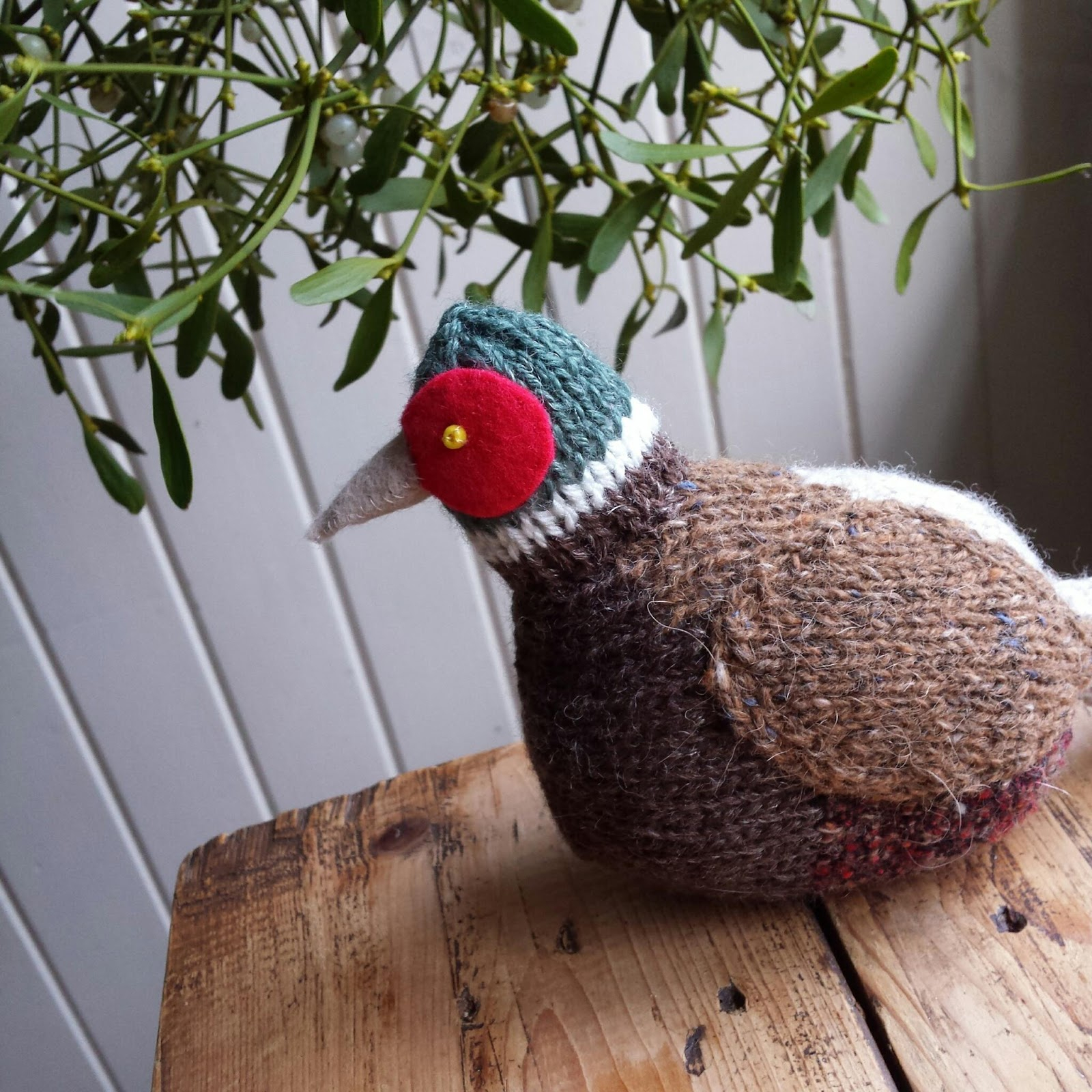 Knitted Bird Pattern Knit For Victory December 2015