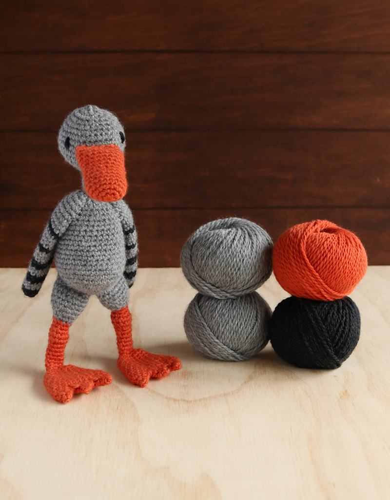 Knitted Bird Pattern Lydia The Greylag Goose Kit