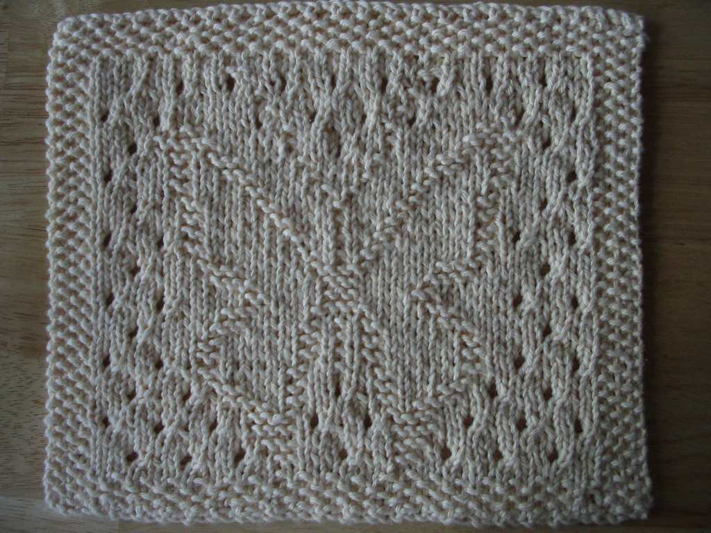 Knitted Butterfly Dishcloth Pattern Lacy Butterfly Dishcloth Amber Joy Flickr