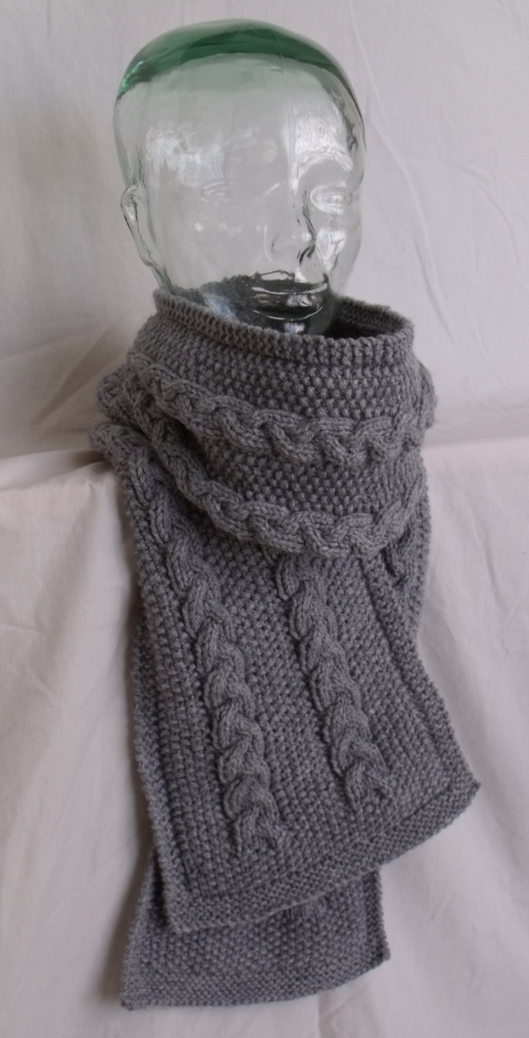 Knitted Cable Scarf Patterns How To Knit A Cable Scarf Knitting And Crochet Patterns