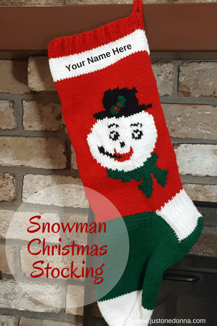 Knitted Christmas Stocking Patterns Personalized Hand Knit Christmas Stockings For Christmas In July Justonedonna