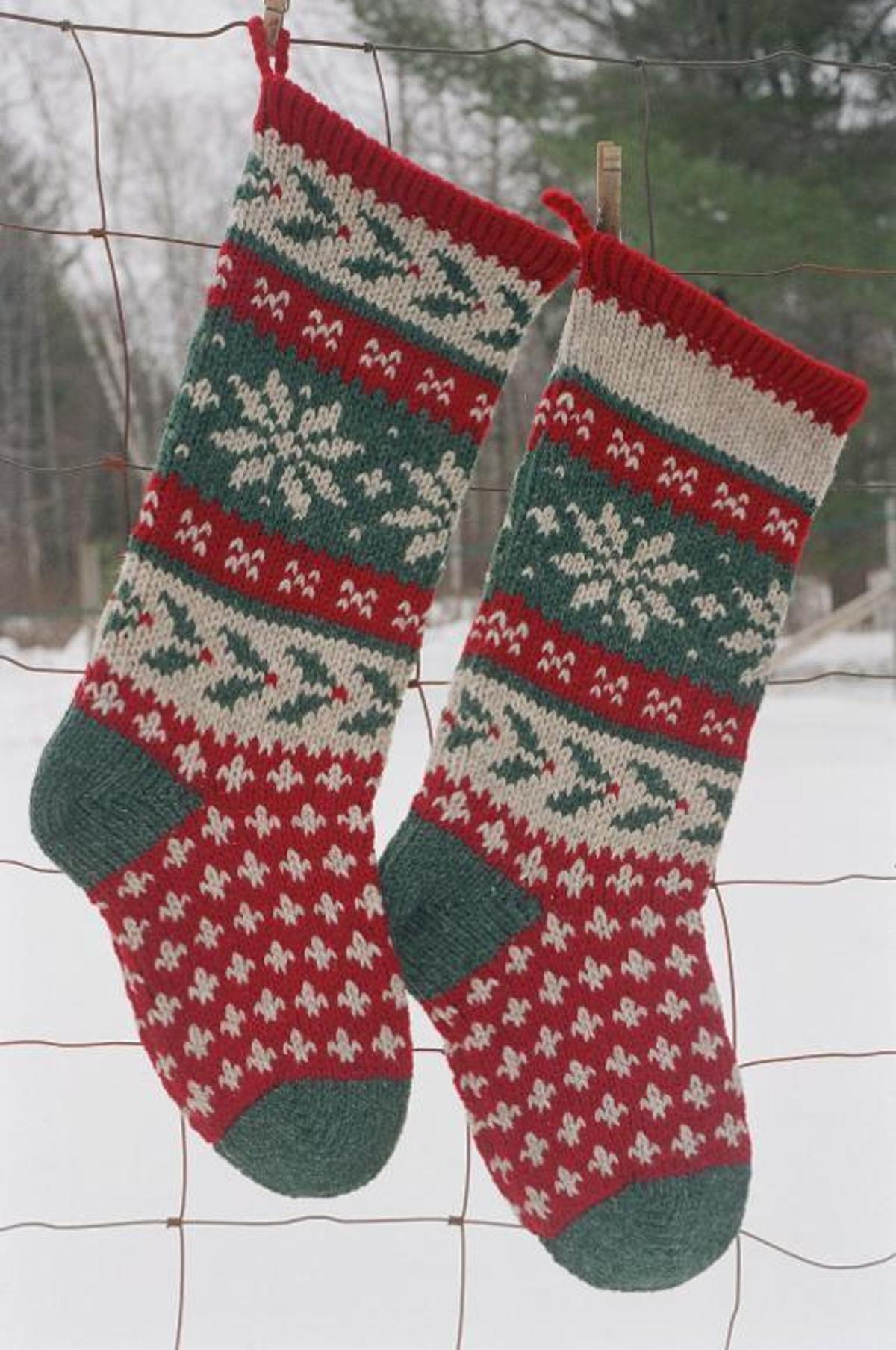 Knitted Christmas Stocking Patterns Personalized Knitted Christmas Stocking Patterns For Real Christmas Feel