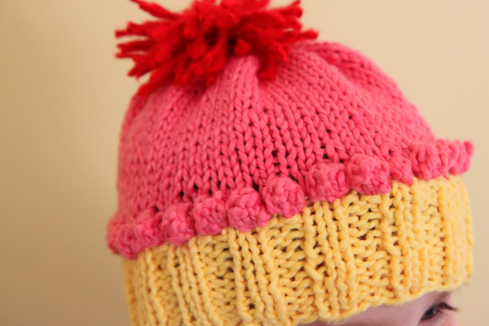 Knitted Cupcake Hat Pattern All Knitted Up The Republic Hat Cupcake Hat Momadvice