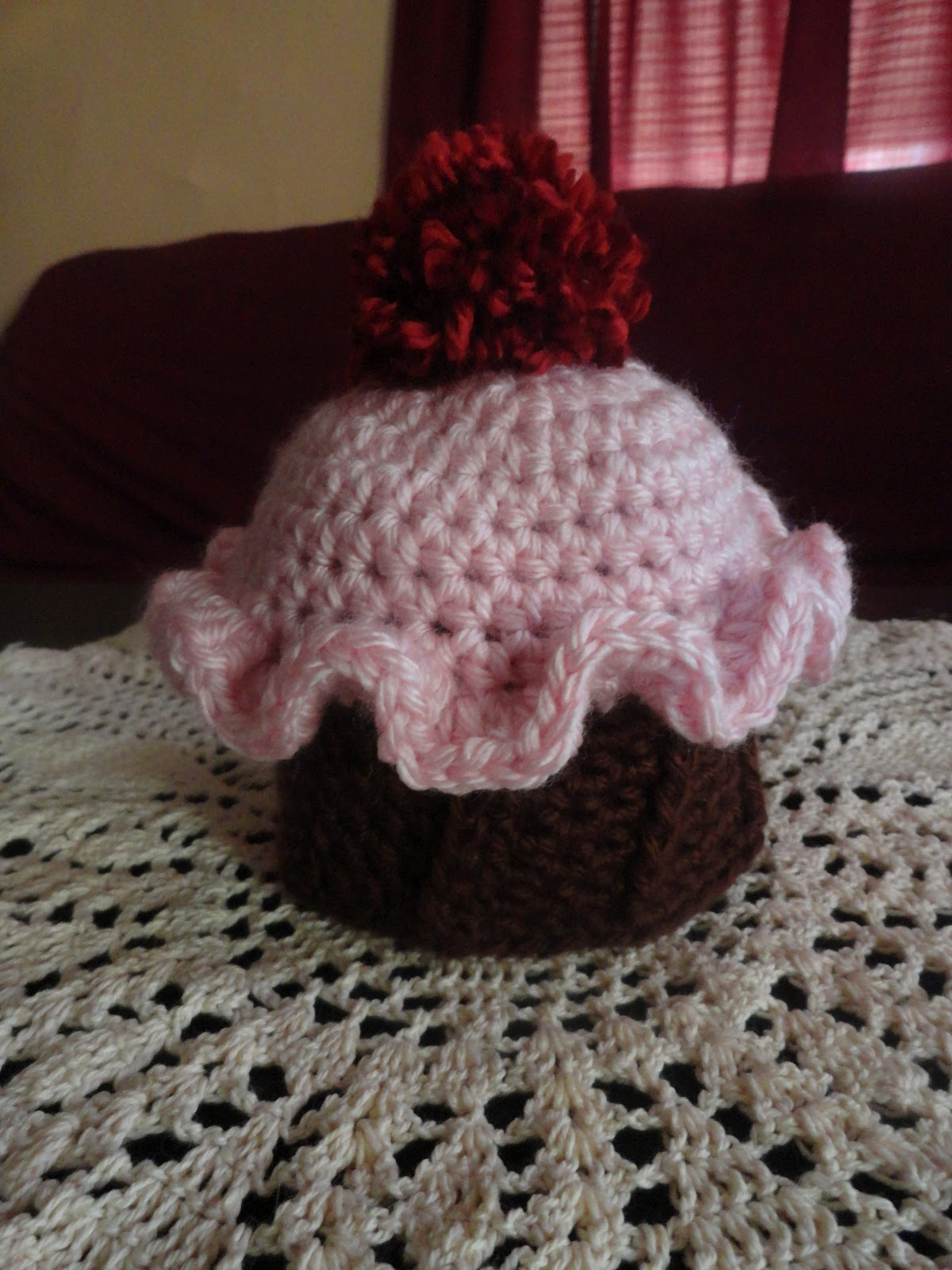 Knitted Cupcake Hat Pattern Crochet Crazy Mama Ba Cupcake Hat Pattern