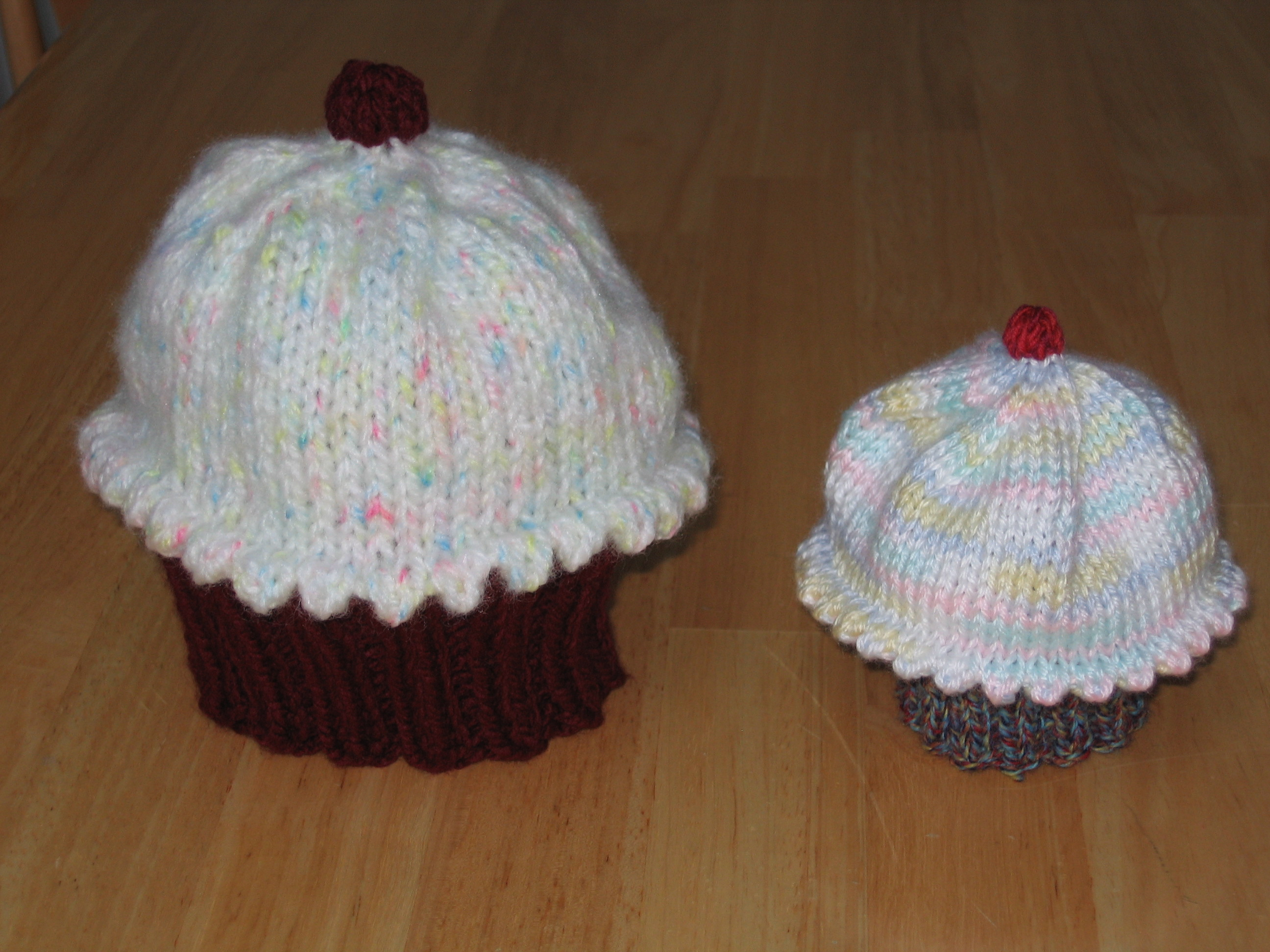 Knitted Cupcake Hat Pattern Cupcake Hat Pattern Ms Lifes Place