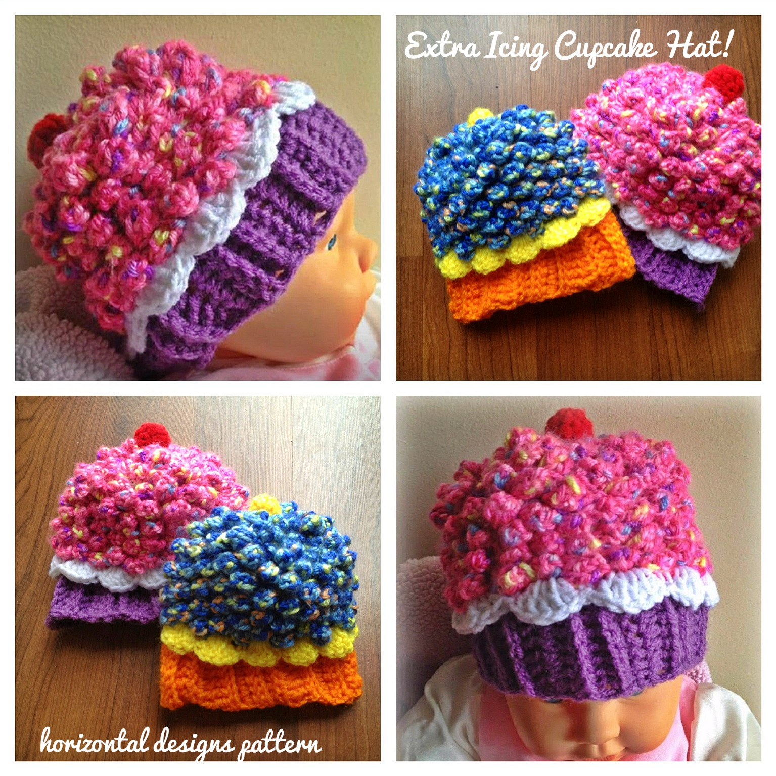 Knitted Cupcake Hat Pattern Studio Create Giveaway Cupcake Hat Extra Icing Pattern Five