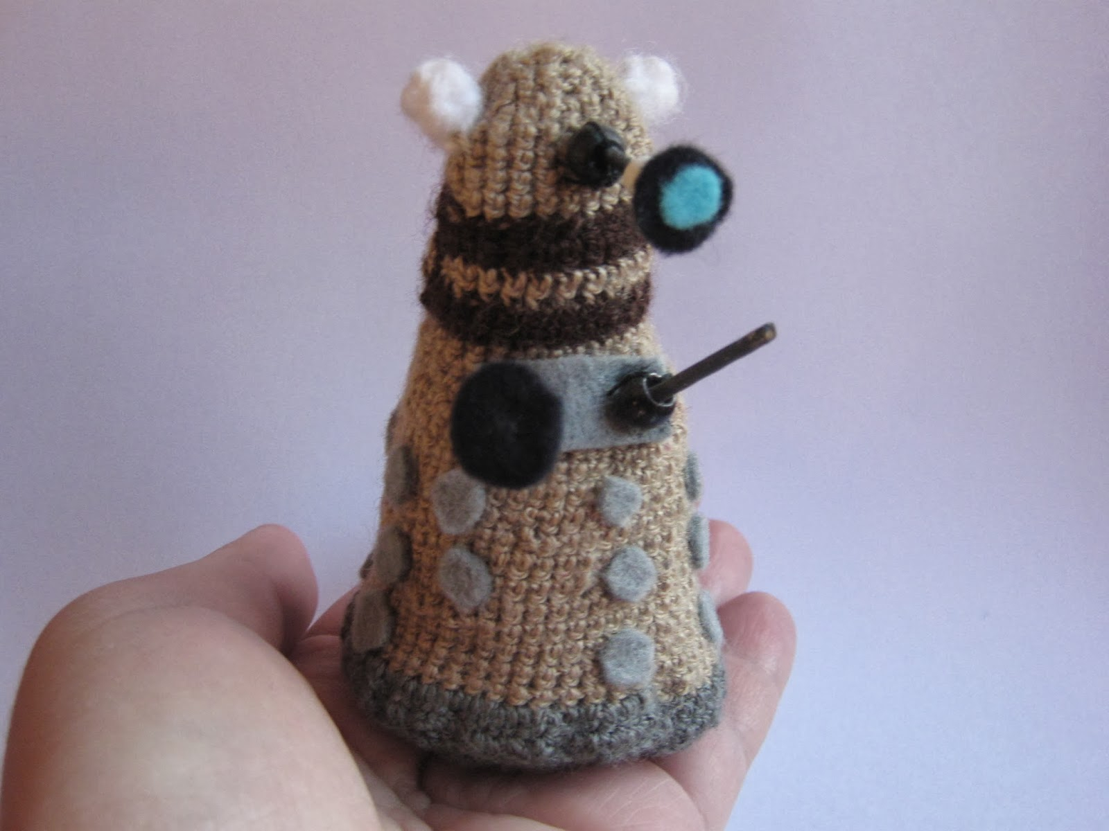 Knitted Dalek Pattern Free Dalek Crochet Pattern Awake Make A Blog For Creative Living