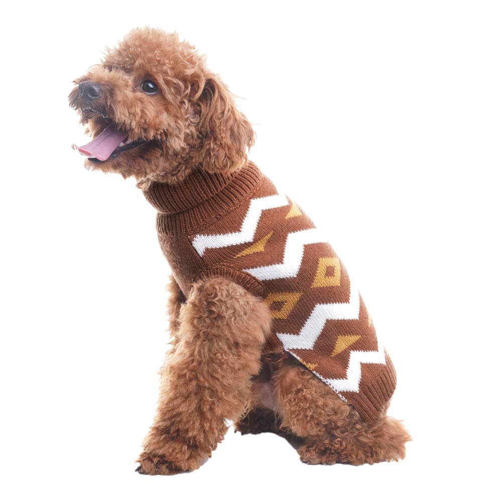 Knitted Dog Coat Pattern Details About Pet Dog Puppy Warm Knit Coat Clothes Sweater Vest Diamond Pattern Festive Coat