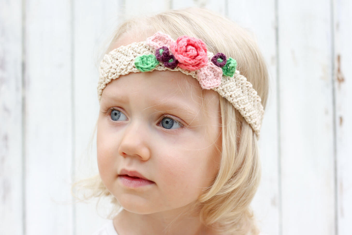 Knitted Headband With Flower Pattern Free Crochet Flower Headband Pattern Ba Toddler Adult